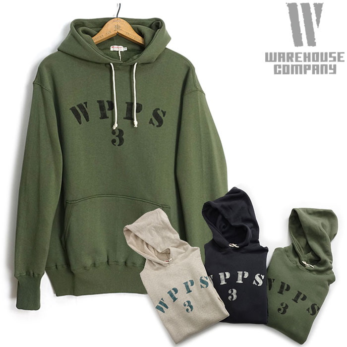 WAREHOUSE（ウエアハウス） [450] 2本針フード スウェットパーカー