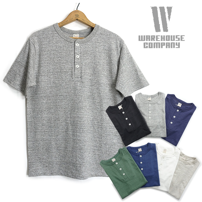 ウエアハウス(WAREHOUSE) ヘンリーシャツ　オートミール 0000000018242_csLdq4h.jpg