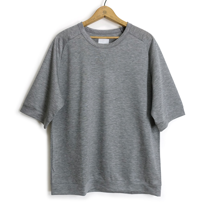 [メール便可] Re made in tokyo japan [7622S-CT]半袖 サマーニット Tシャツ Viscose Kint Wide T-shirts 日本製｜cleverwebshop｜02