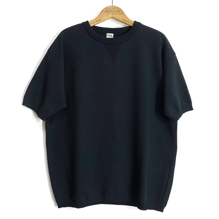 バーンズ BARNS [BR-22207] 半袖 バーズアイ ニットT / BIRDS EYE KNIT TEE 日本製｜cleverwebshop｜03