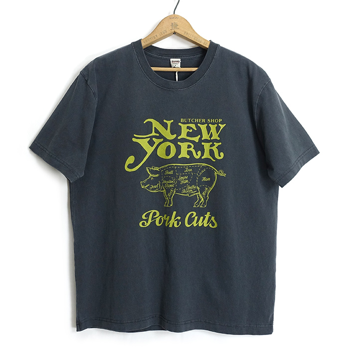 [メール便可]バーンズ BARNS [BR-24306] 半袖 プリント Tシャツ &quot;New Yor...