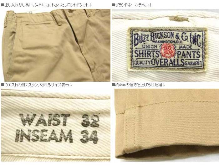 BUZZ RICKSON'S バズリクソンズ BuzzRickson's BR40025A オリジナル