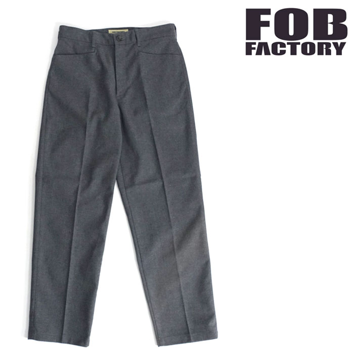 FOB ファクトリー F0538 グレー Lサイズ　スタプレ FOB FACTORY（エフオービーファクトリー） FOBファクトリー [F0538