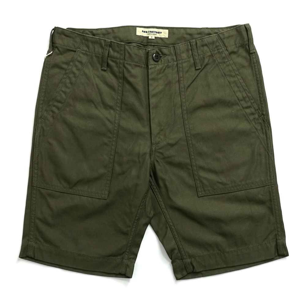 FOB FACTORY [F4170] ベイカーショーツ ショートパンツ BAKER SHORTS 日本製｜cleverwebshop｜04