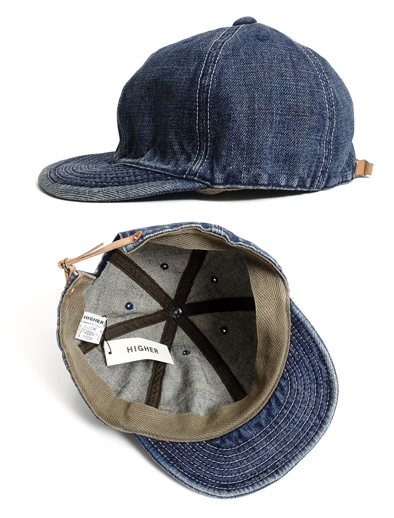【HIGHER】SELVEDGE DENIM CAP HT18006 HIGHER ”HT18006” SELVEDGE DENIM CAP – BEARS' -TOKYO-