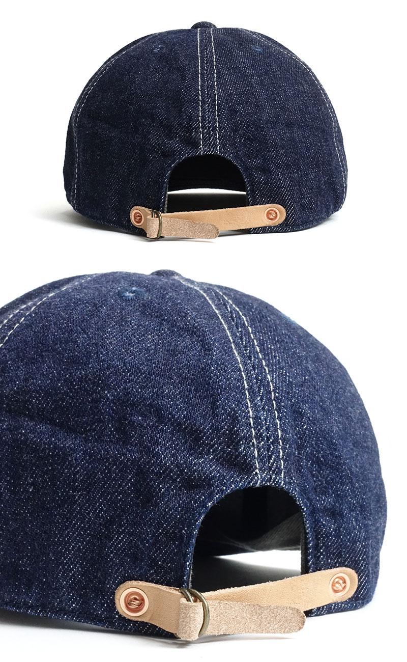 NOsWEAデニムキャップ メール便可 HIGHER ハイヤー HT18006 セルビッチ デニム キャップ