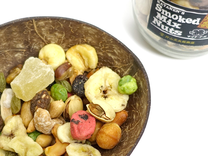 munchie foods マンチーフーズ [MFSNB]スモークミックスナッツ ボトル Smoked Mix Nuts in Bottle  ラージボトル(480g)