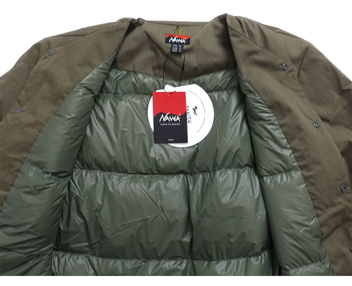 【極美品】 NANGA タキビ リップストップ リバーシブル ダウンカーディガン ナンガタキビリップストップインナーダウンカーディガン入荷しました