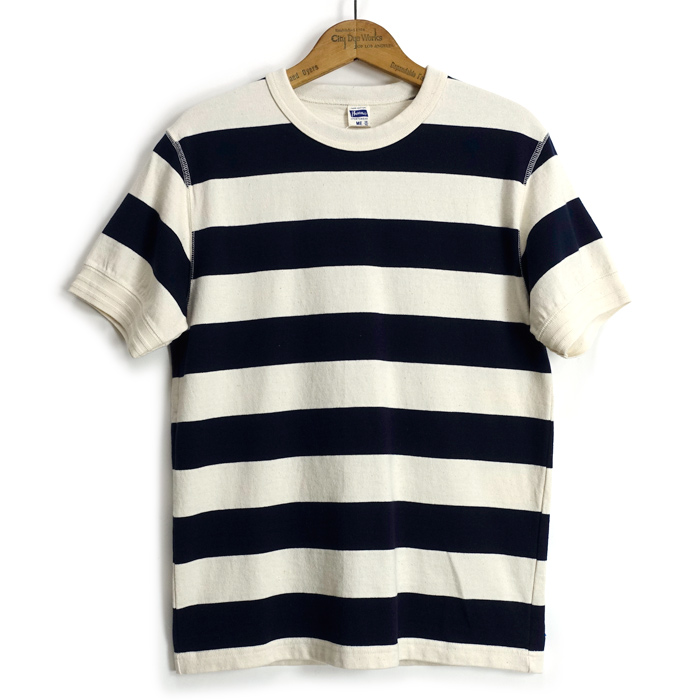 [メール便可]フェローズ Pherrow&apos;s [PTC3-SB] 半袖 ボーダーTシャツ 日本製