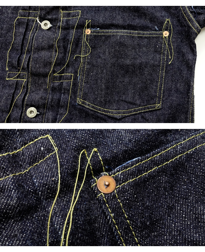 SUGARCANE　シュガーケーン　ジャケット　アメリカ製　USA製　ネイビーM SUGAR CANE シュガーケーン Made in USA 13oz ブルーデニム 1944