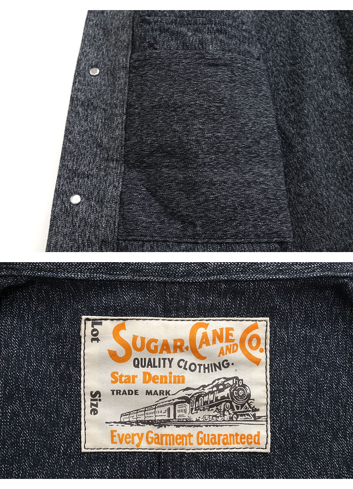 SUGAR CANE シュガーケーン SUGARCANE [SC15659] 9oz. ブラック