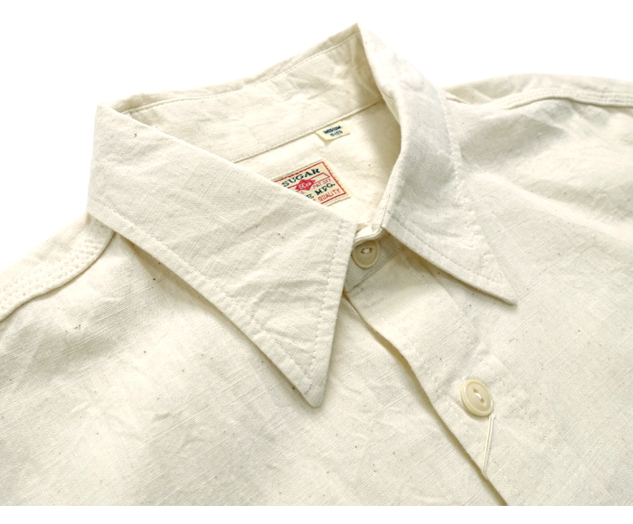 SUGAR CANE シュガーケーン [SC27851] 長袖 ホワイト シャンブレー