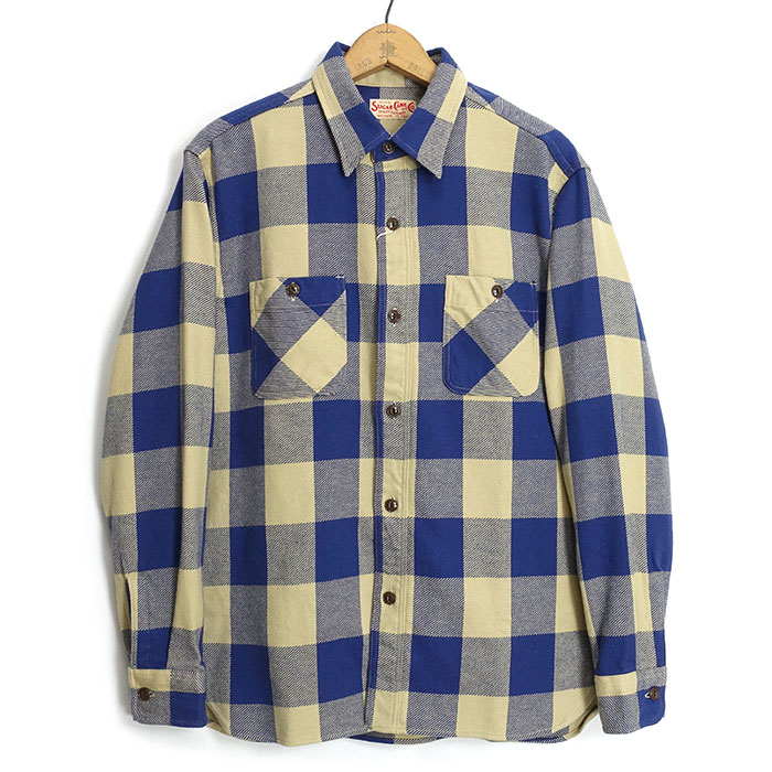 シュガーケーン SUGAR CANE [SC29147] 長袖 ツイルチェック ワークシャツ ネルシャツ TWILL CHECK WORK SHIRT 日本製｜cleverwebshop｜03