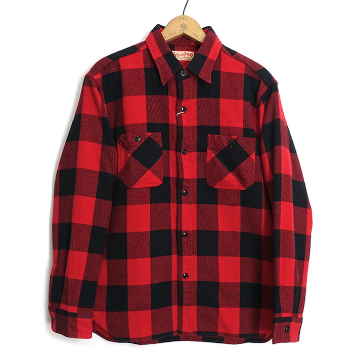 シュガーケーン SUGAR CANE [SC29147] 長袖 ツイルチェック ワークシャツ ネルシャツ TWILL CHECK WORK SHIRT 日本製｜cleverwebshop｜04