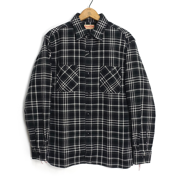 シュガーケーン SUGAR CANE [SC29559] 長袖 ツイルチェック ワークシャツ ネルシャツ TWILL CHECK WORK SHIRT  日本製