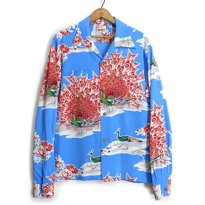 サンサーフ SunSurf [SS29204] 2024年モデル 長袖 アロハシャツ RAYON HAWAIIAN SHIRT "PIKAKE" 日本製｜cleverwebshop｜02