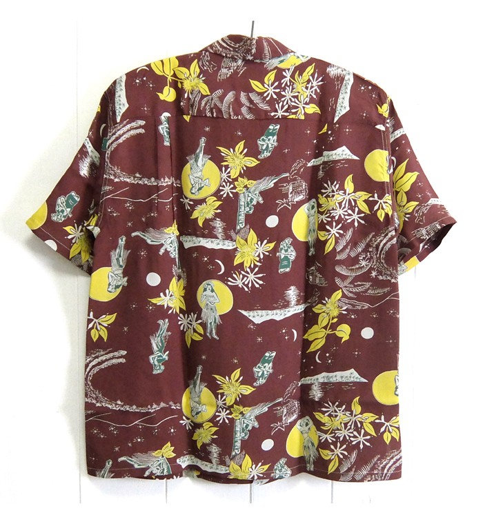 SUN SURF　アロハシャツ　Moonlight Hula　M SUN SURF サンサーフ SUNSURF [SS38416]2020年モデル SPECIAL EDITION