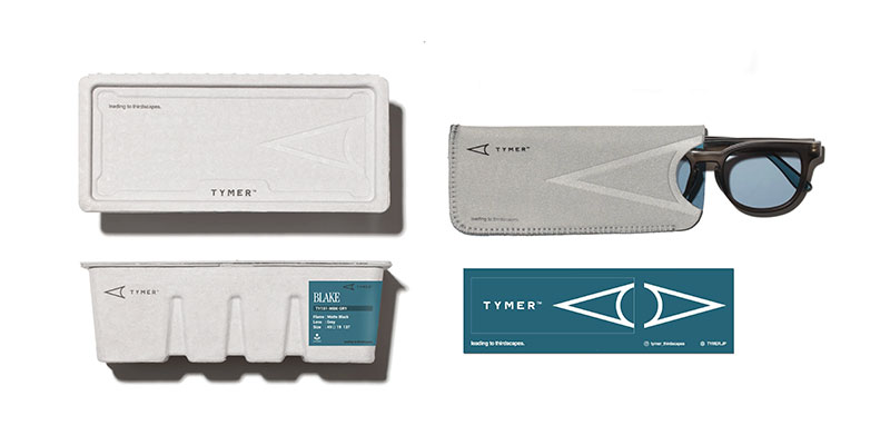 TYMER PABLO TY103-MBK-PGY サングラス PABLO | TYMER タイマー 偏光レンズサングラス