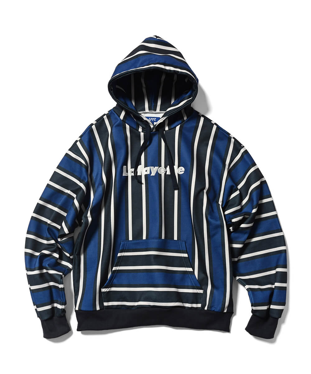 LFYT ラファイエット プルオーバーパーカー Lafayette ストリート ヒップホップ ラッパー カジュアル ブランド MEXICAN STRIPE Lafayette LOGO HOODIE LS230501｜clickstarwaks｜02