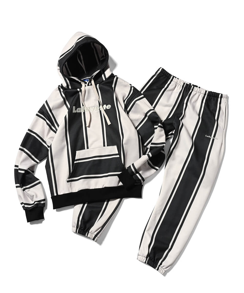 LFYT ラファイエット プルオーバーパーカー Lafayette ストリート ヒップホップ ラッパー カジュアル ブランド MEXICAN STRIPE Lafayette LOGO HOODIE LS230501｜clickstarwaks｜07