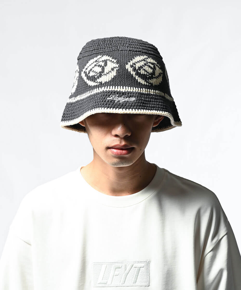 LFYT ラファイエット ニットバケットハット Lafayette クロシェハット クラッシャーハット ストリート ヒップホップ ブランド ROSE  KNIT BUCKET HAT LA231415 : 100114231103 : Lafayette - 通販 - Yahoo!ショッピング