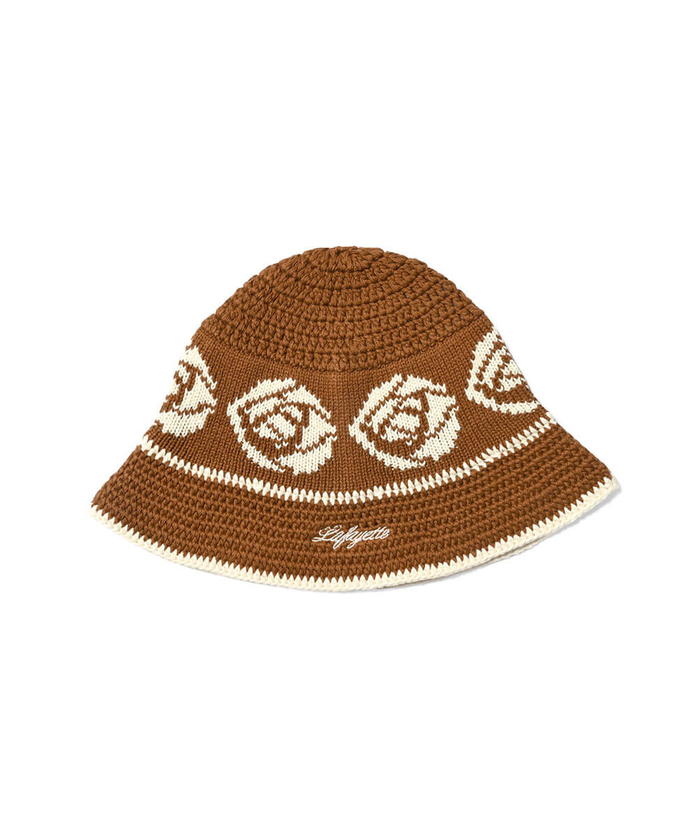 LFYT ラファイエット ニットバケットハット Lafayette クロシェハット クラッシャーハット ストリート ヒップホップ ブランド ROSE  KNIT BUCKET HAT LA231415 : 100114231103 : Lafayette - 通販 - Yahoo!ショッピング