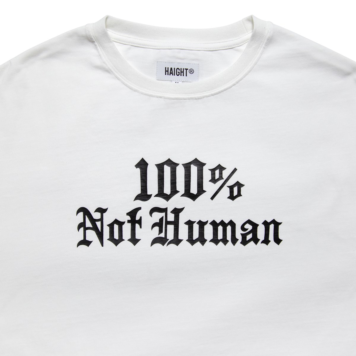 HAIGHT ヘイト 半袖Tシャツ ダンサーファッション ストリート ヒップホップ ラッパー ダンス ブランド 100% NOT HUMAN Tee HTSS-241010｜clickstarwaks｜10