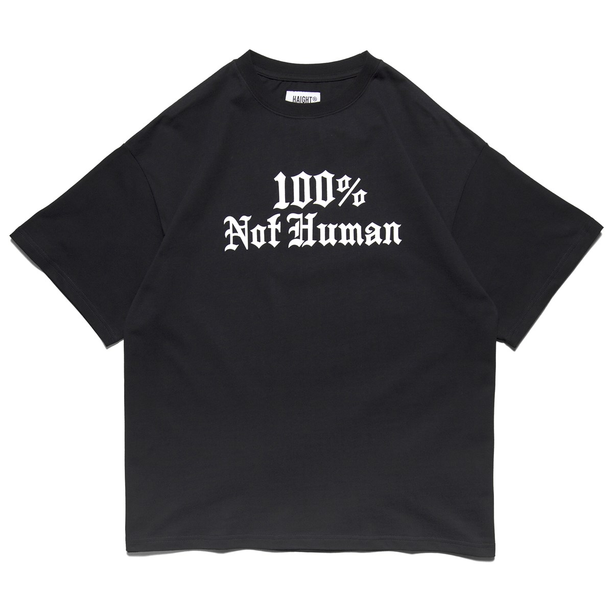 HAIGHT ヘイト 半袖Tシャツ ダンサーファッション ストリート ヒップホップ ラッパー ダンス ブランド 100% NOT HUMAN Tee HTSS-241010｜clickstarwaks｜02