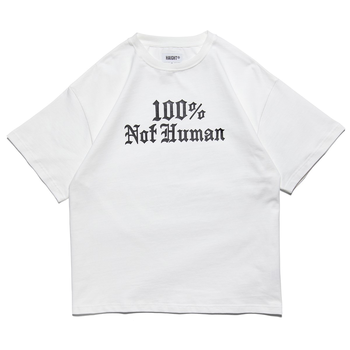 HAIGHT ヘイト 半袖Tシャツ ダンサーファッション ストリート ヒップホップ ラッパー ダンス ブランド 100% NOT HUMAN Tee HTSS-241010｜clickstarwaks｜03