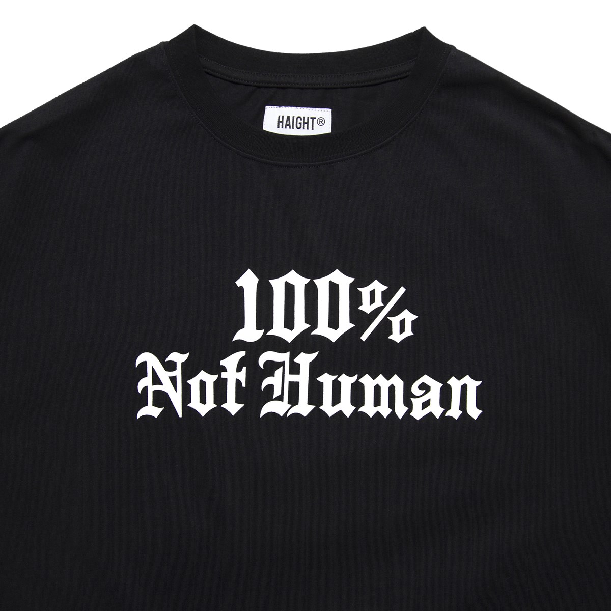 HAIGHT ヘイト 半袖Tシャツ ダンサーファッション ストリート ヒップホップ ラッパー ダンス ブランド 100% NOT HUMAN Tee HTSS-241010｜clickstarwaks｜08