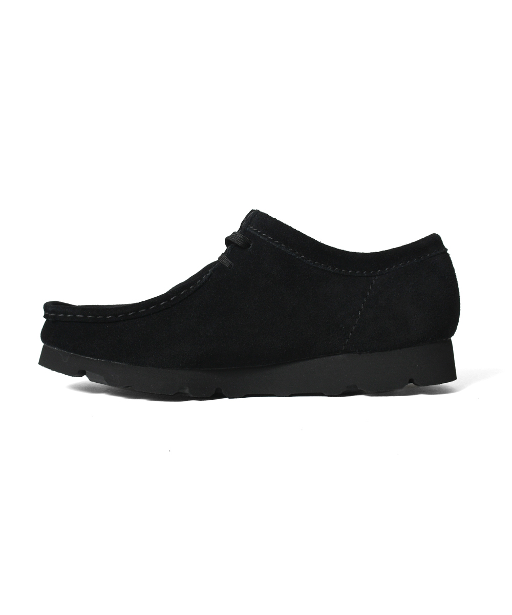 CLARKS ORIGINALS クラークス ブーツ 靴 シューズ ワラビー GORE-TEX ファッション ストリートカジュアル ブランド WALLABEE GTX 26165695 ブラック スウェード｜clickstarwaks｜02