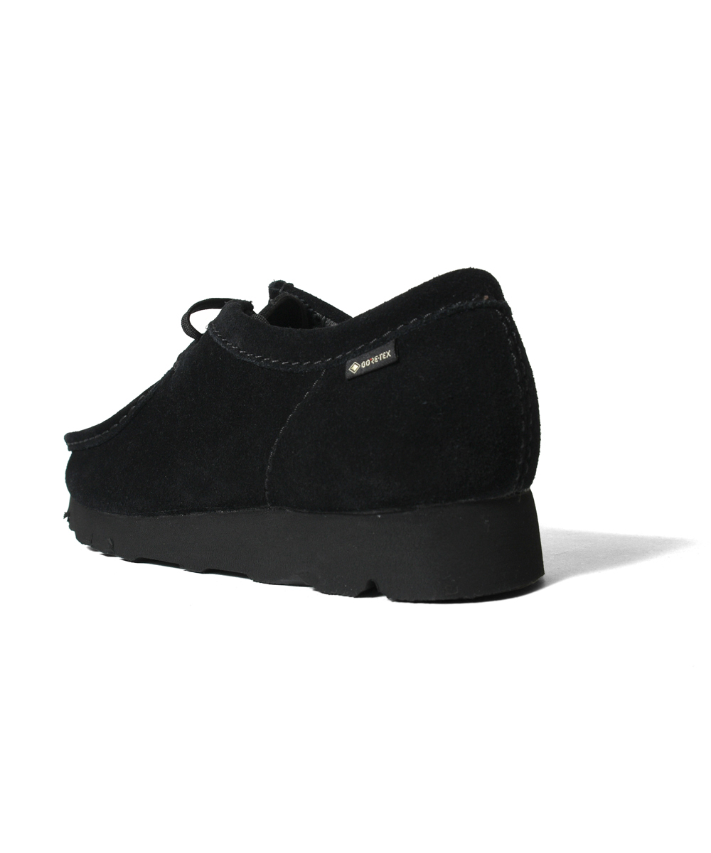 CLARKS ORIGINALS クラークス ブーツ 靴 シューズ ワラビー GORE-TEX ファッション ストリートカジュアル ブランド WALLABEE GTX 26165695 ブラック スウェード｜clickstarwaks｜08