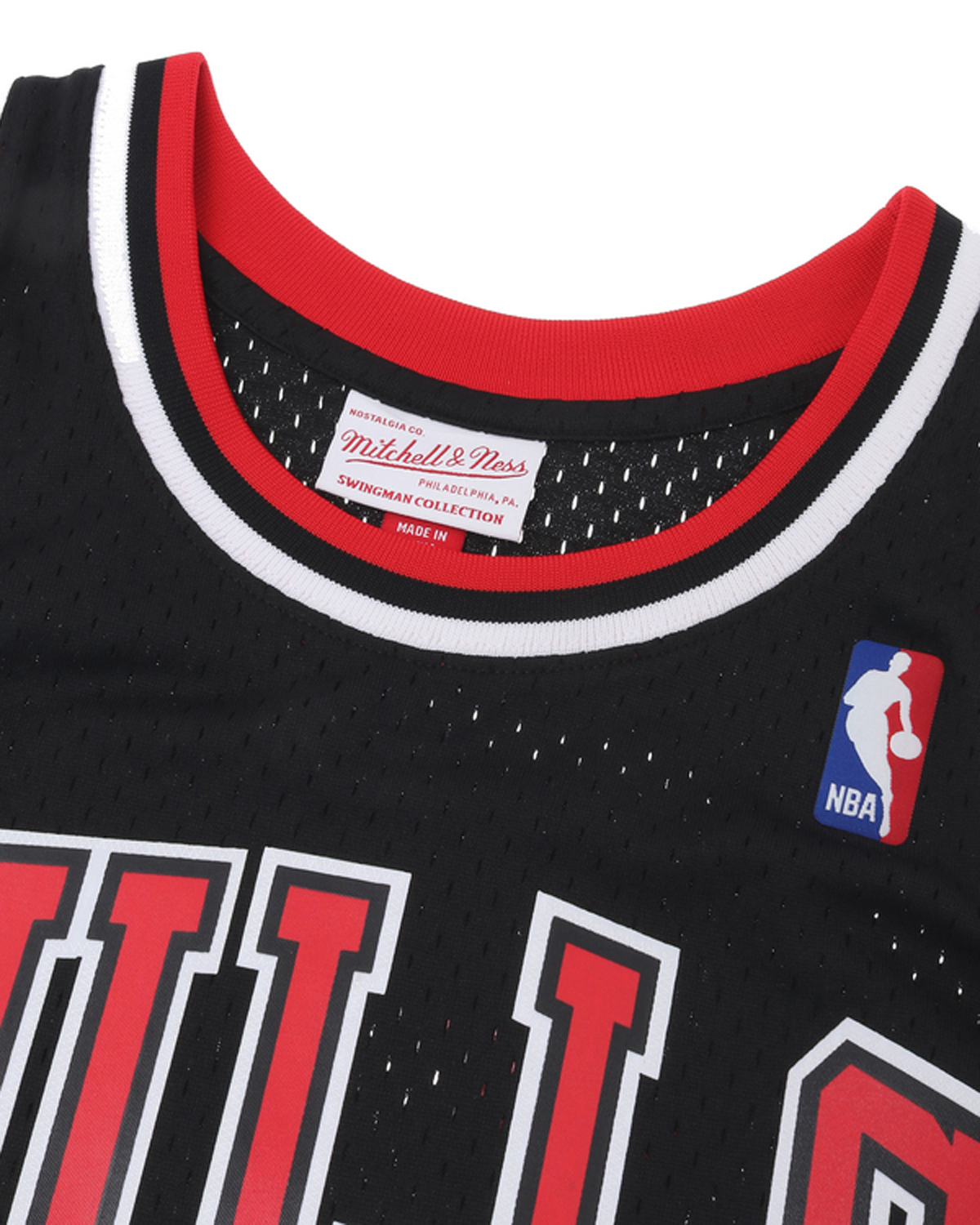 Mitchell & Ness ミッチェルアンドネス バスケットジャージ ノースリーブ 1997-98 CHICAGO BULLS SWINGMAN ALTERNATE JERSEY S PIPPEN #33 SMJYGS18151｜clickstarwaks｜03