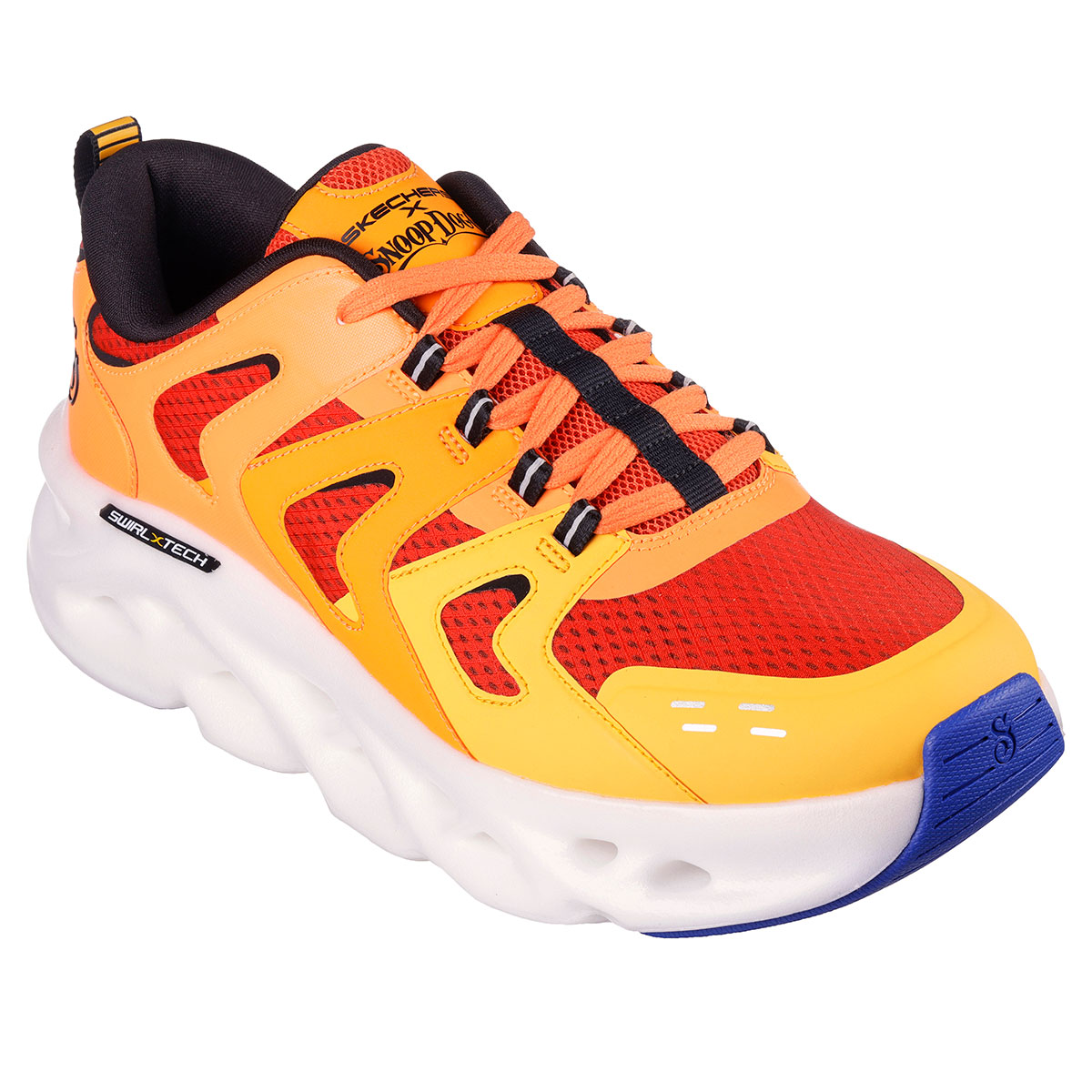 Snoop Dogg × Skechers スヌープドッグ スケッチャーズ スニーカー ストリート ヒップホップ ラッパー ブランド GO RUN SWIRL TECH DIZZIE 251019-ORG ORANGE