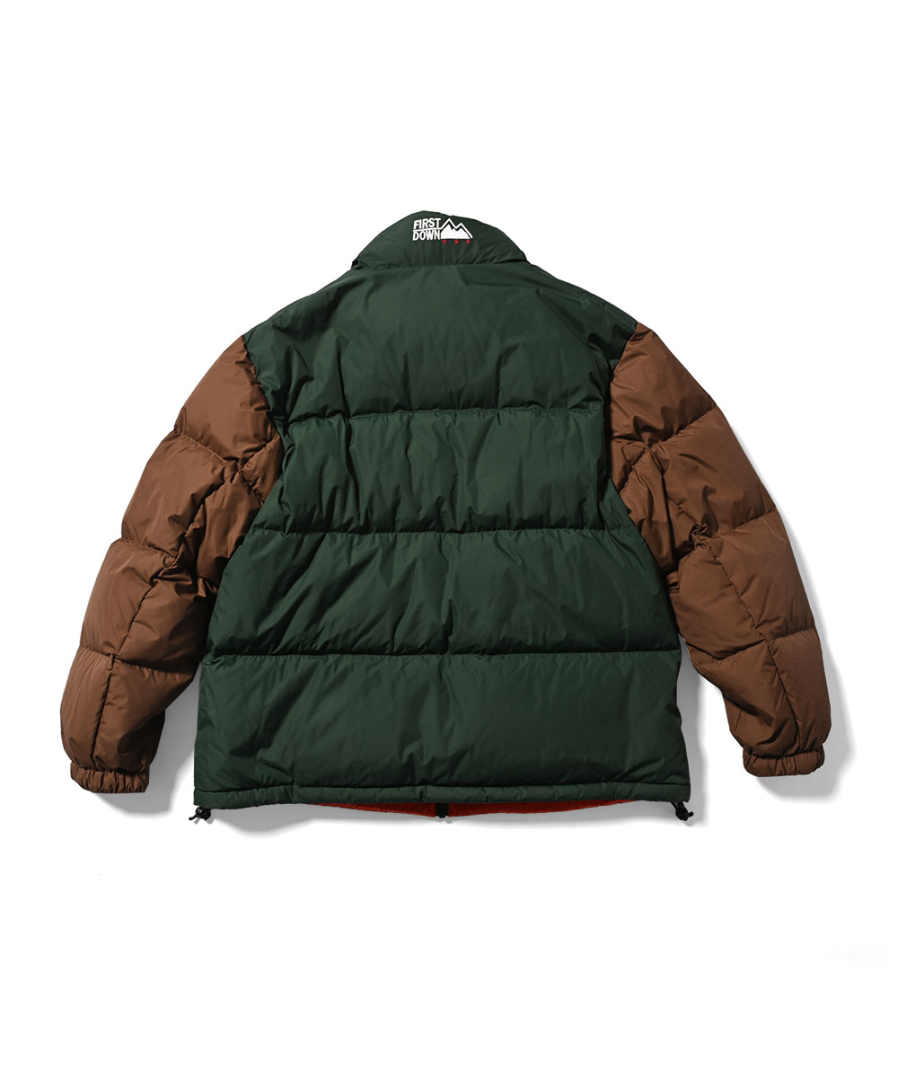 FIRST DOWN ファーストダウン リバーシブル ダウンジャケット ストリート ヒップホップ ラッパー ダンサー ブランドBUBBLE DOWN  JACKET MICROFT F542110