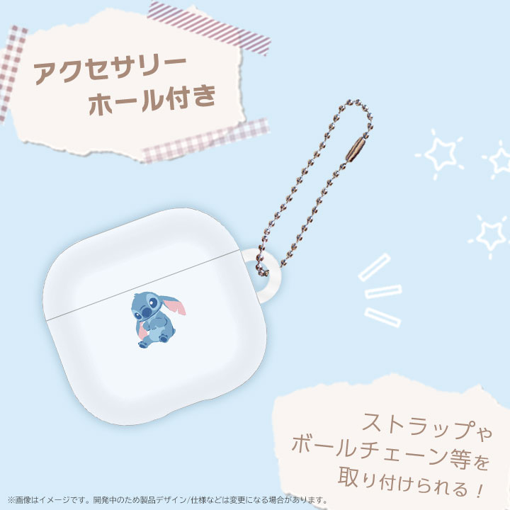 ディズニーキャラクター AirPods4対応 ソフトケース Disney