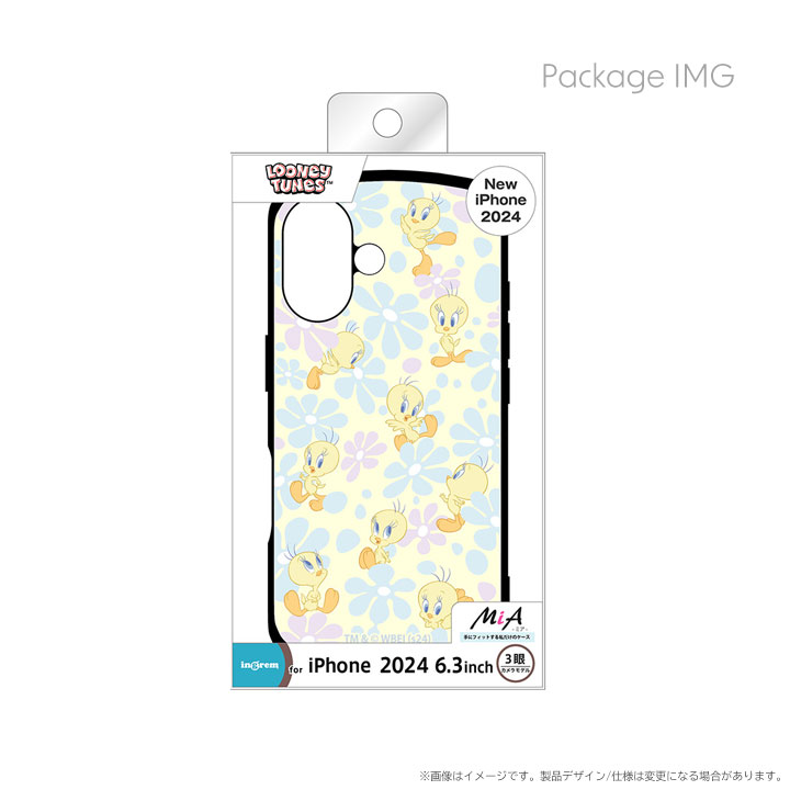 iPhone16Pro MiA 衝撃吸収 バンパー ハイブリッドケース ルーニー