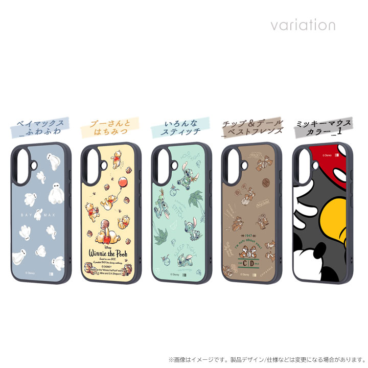 つんページ／iPhone17ミッキー Japan Disney IIIIfit Plump Frame iPhone 17 Pro Max MagSafe Case