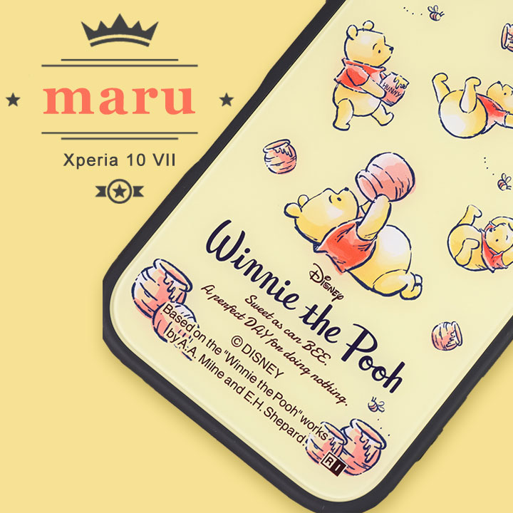 Xperia10VII ケース ディズニー キャラクター かわいい スマホ