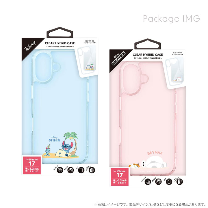 アイフォン17 ケース かわいい リロ＆スティッチ ベイマックス おしゃれ スマホケース 耐衝撃 iPhone17 アイフォーン クリア 透明 ディズニー キャラクター |  | 04