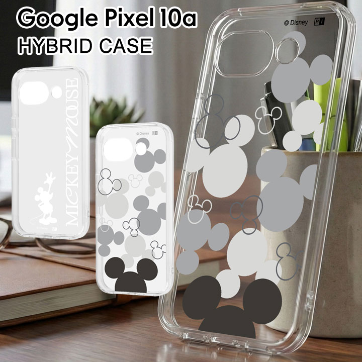 Google Pixel10a クリアケース かわいい ディズニー キャラクター
