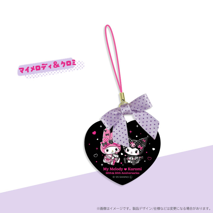 マイメロディ＆クロミ ピンクブラックパーティ モバイルアクリル