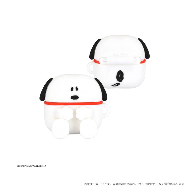 ピーナッツ AirPods 第3世代 対応 シリコン ケース カバー