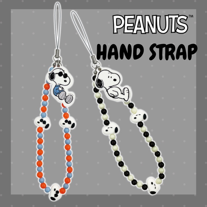 スマホ ストラップ 手首 ビーズ かわいい スヌーピー スマートフォン