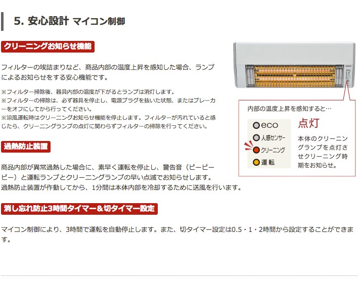 コロナ 壁掛型遠赤外線暖房機 ウォールヒート CHK-C126/DHK-C1216