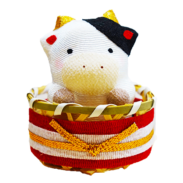 龍虎堂 紅白かご入り丑 ２種 正月飾り 縁起飾り 丑年の干支置物 コンパクトでかわいい 笑福招来 リュウコドウ 日本製 京都 R 19 クリップボード 通販 Yahoo ショッピング