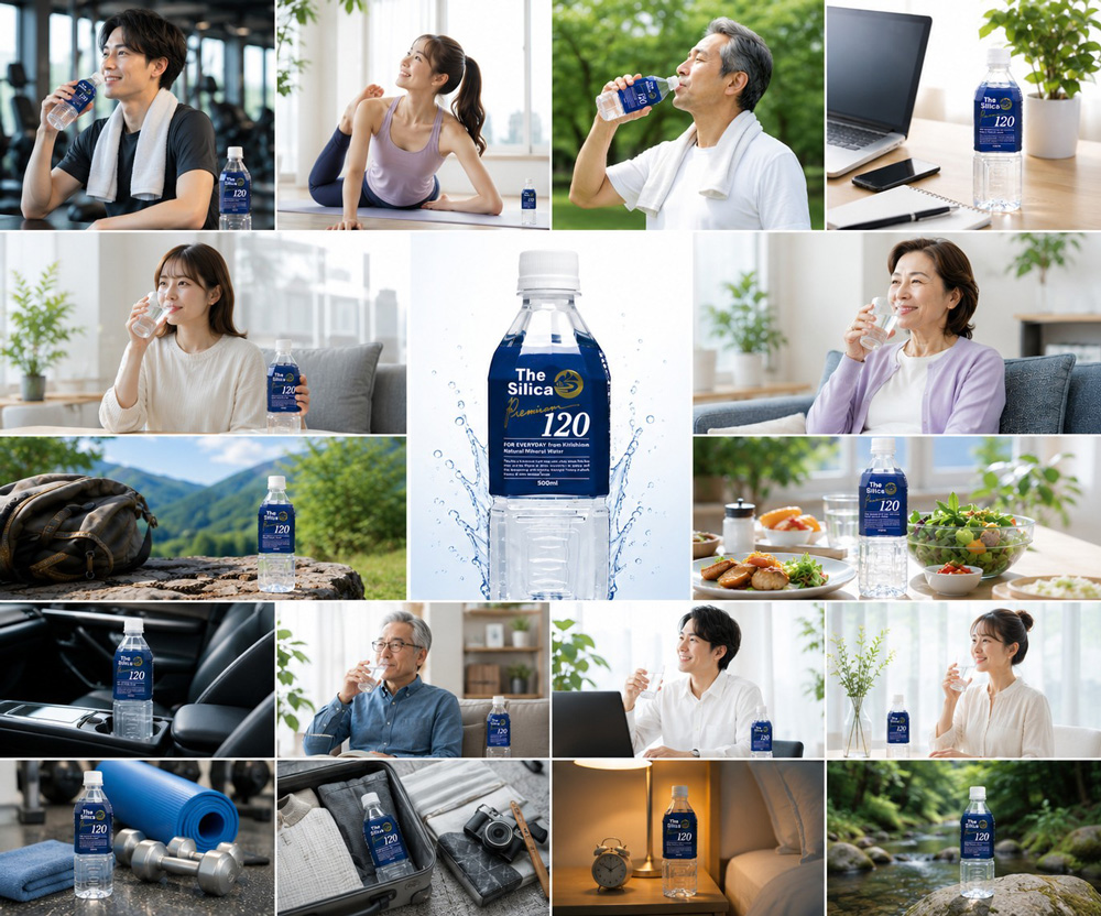 送料無料 霧島シリカ温泉水 The Silica Premium120 500ml 24本