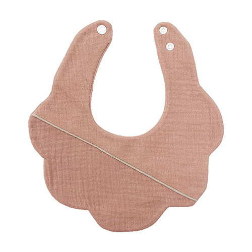 ガーゼ スタイ よだれかけ 無地 シンプル 綿100% スナップボタン ビブ