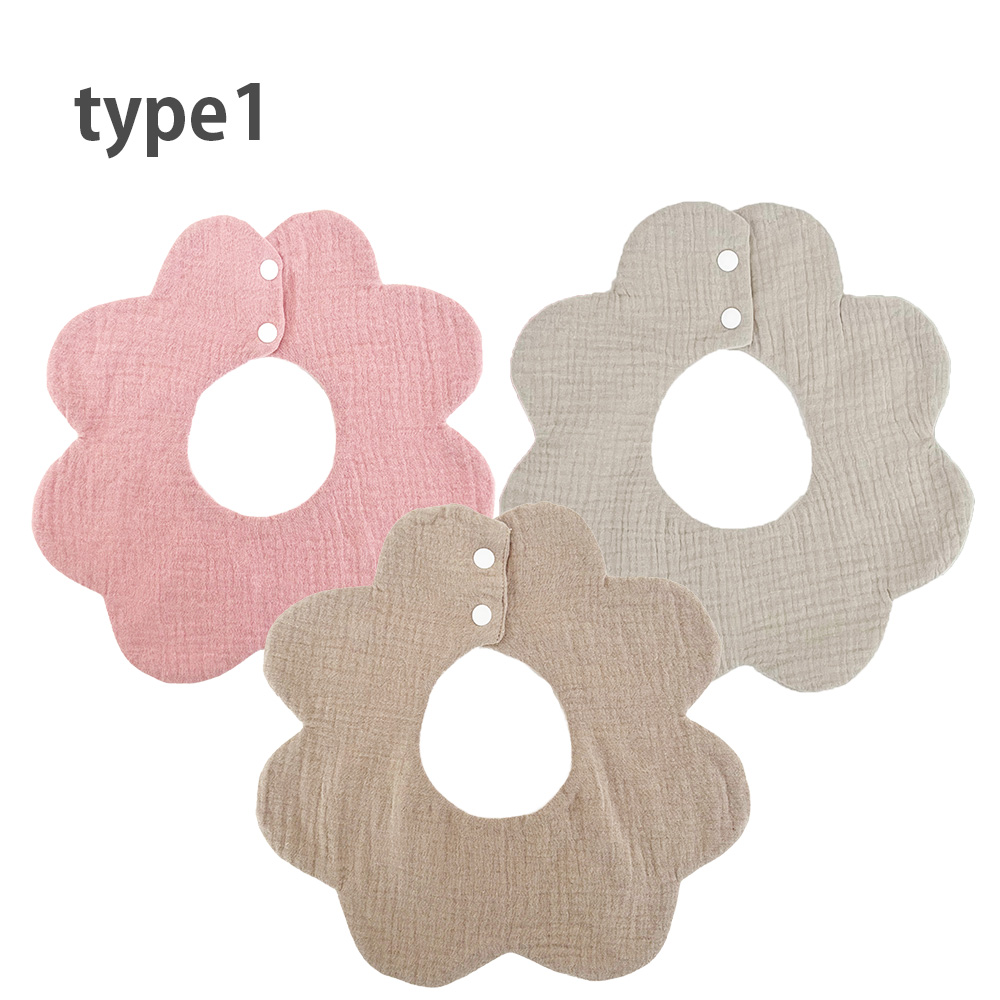 ガーゼ スタイ よだれかけ 3枚セット 360° 男の子 女の子 ベビー