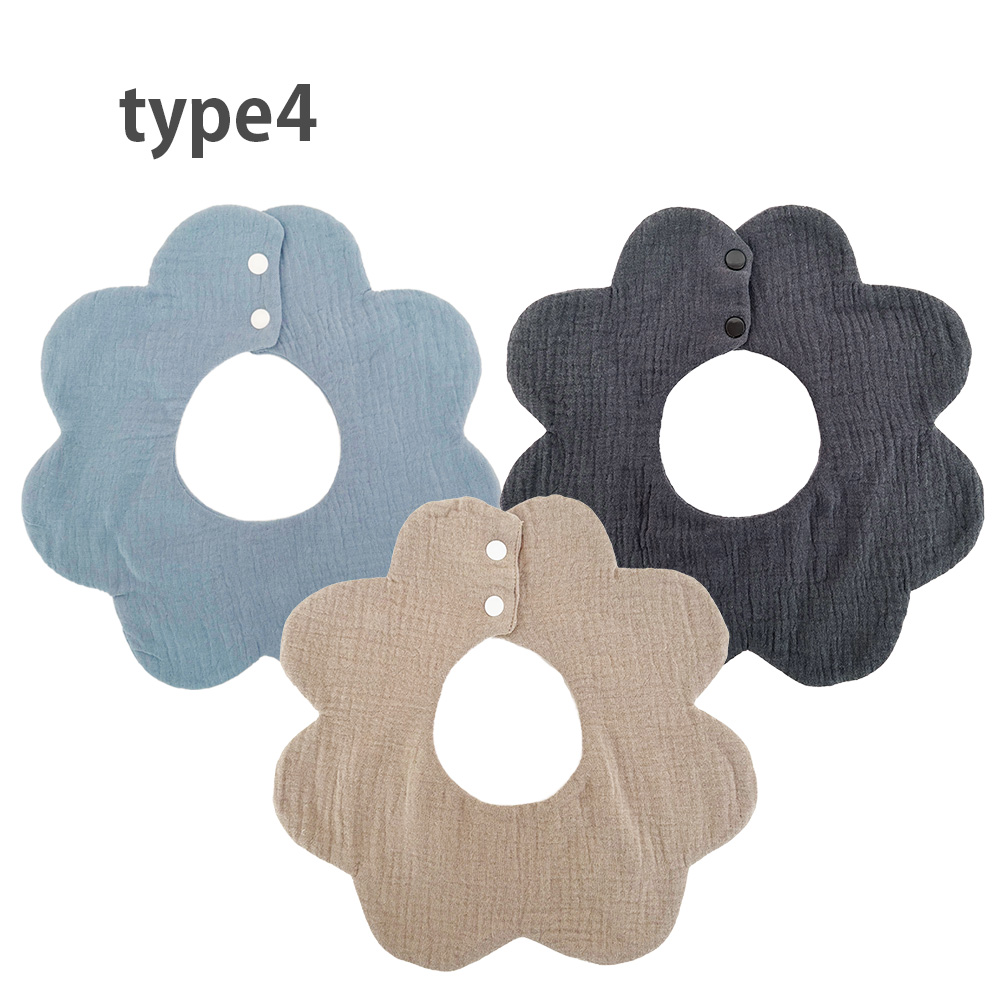 ガーゼ スタイ よだれかけ 3枚セット 360° 男の子 女の子 ベビー